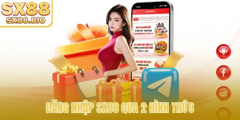 Hướng dẫn đăng nhập SX88 qua 2 hình thức